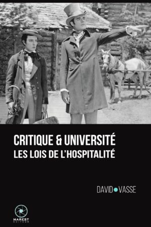 Critique & Université - de David Vasse publié aux éditions Marest