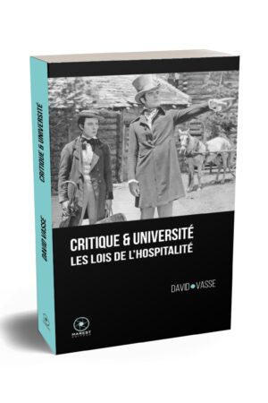 Critique & Université - de David Vasse publié aux éditions Marest 3D