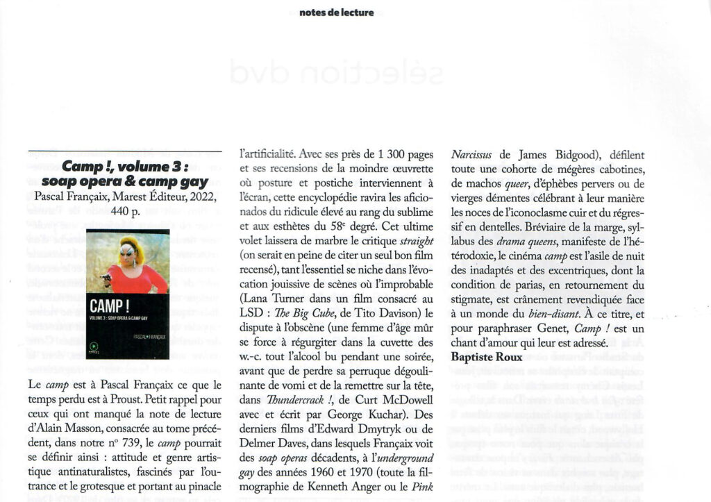 Positif 748 Camp Pascal Françaix