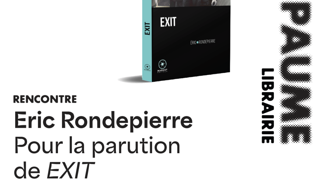 Rencontre Eric Rondepierre à la Librairie du Jeu de Paume